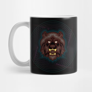 Red Tiger Head Wild Angry New Mug